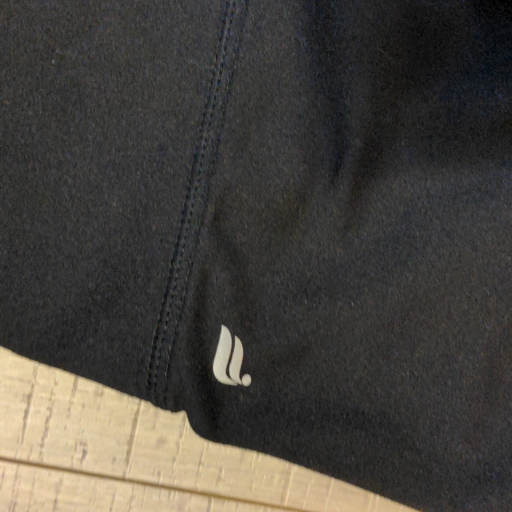 Powerhold By Fabletics (M) Black Cuffed Leggings … - image 5